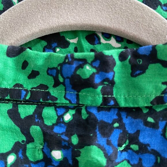 Nué Notes Green Print Koda Cotton Dress - Picture 12 of 12